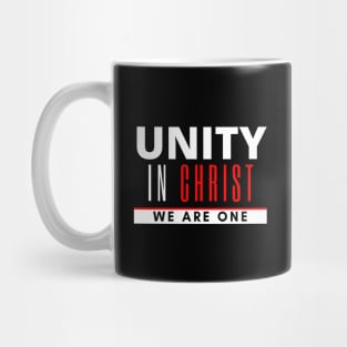 Unity in Christ We Are One Christian Design Mug